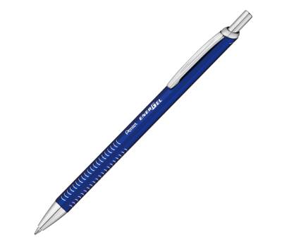 Penna roller EnerGel Metal Slim - punta 0,7 mm - fusto blu - Pentel - BL447C-A - 810035300026 - DMwebShop