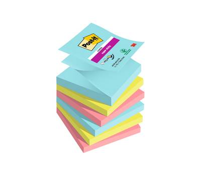 Blocco Super Sticky Z Notes R330 - 6SS COS 76 x 76 mm colori Cosmic 90 fogli - 11566