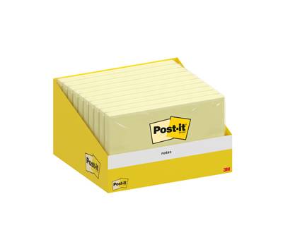 Blocco foglietti 76 x 127 mm giallo canary 100 fogli confezione 10 blocchi - 11686 Blocco foglietti 76 x 127 mm giallo canary 100 fogli confezione 10 blocchi - 11686