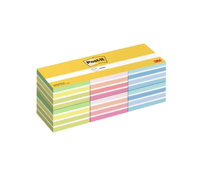 Blocco foglietti Cubo 2028,0CPPX6 - 76 x 76 mm colori assortiti neon pastel - 11534