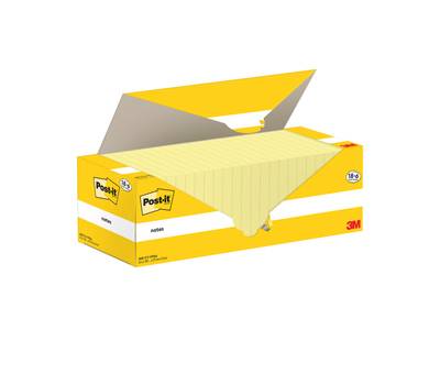 Blocco foglietti Notes 655 CY VP24 - 76 x 127 mm giallo Canary 100 fogli confezione 24 blocchi - 11688