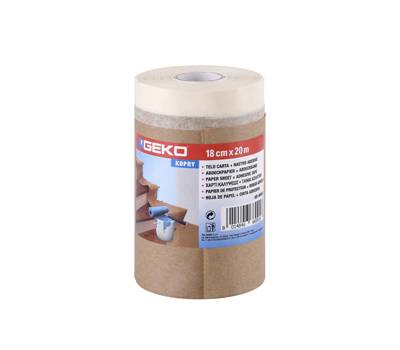 Bobina nastro adesivo e telo in carta 180 cm x 20 mt Geko - 13707