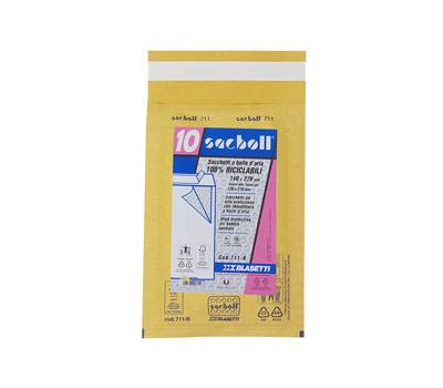 Busta imbottita Sacboll B 14 x 27 cm carta avana Blasetti 0711 - 12055