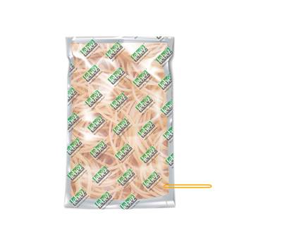 Elastico ad anello diametro 6 cm 1 kg gomma giallo Lebez - 11339