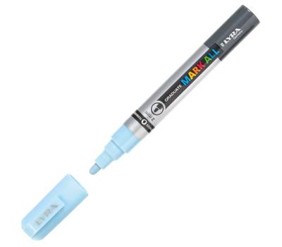 Marcatore a base d acqua Graduate Mark All punta tonda 2 mm blu ghiaccio - 13937
