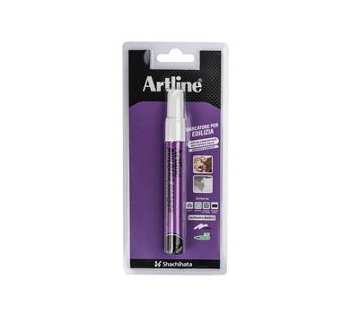 Marcatore permanente per costruttori punta tonda 2,3 mm bianco - 14192