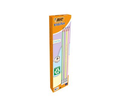Matita Evolution Pastel gradazione HB con gommino colori assortiti - 14629