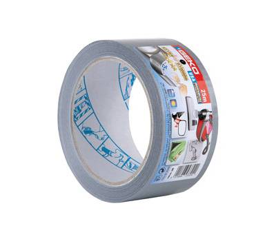 Nastro adesivo telato usa premium 5 cm x 25 mt argento - 13250