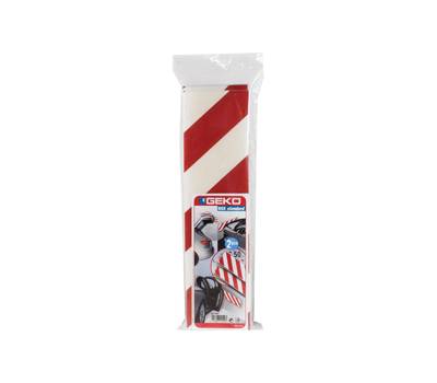 Pannello antiurto adesivo BOX 13,7 x 50 cm PE bianco rosso - 13235