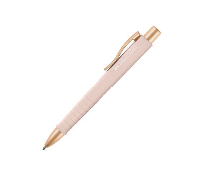 Penna a sfera a scatto Poly Ball Urban punta 0,7 mm fusto pale rose - 14322