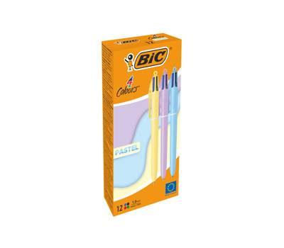Penna sfera a scatto 4 Colori Pastel 1 mm - 14354