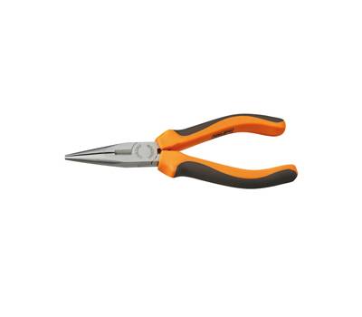 Pinza a becchi mezzotondi dritti 16 cm CRV - 12874