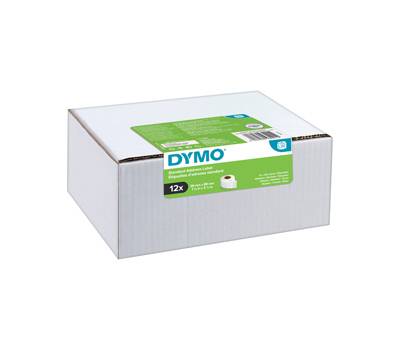 Rotolo 130 etichette LW 28 x 89 mm carta indirizzi standard bianco value pack 12 pezzi - 11837