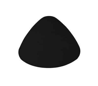 Sottopiatto sagomato Talk 43 x 35 cm nero - 11963