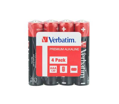 Blister 4 Pile - alkaline - ministilo - AAA - Verbatim - 49500 - 23942495000 - DMwebShop