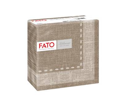 Tovagliolo linea AirLaid - carta - 40 x 40 cm - cachemire-caffe' - conf. 50 pezzi - Fato - 88403800 - 8000664840389 - DMwebShop