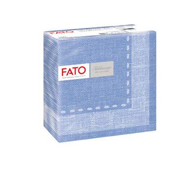 Tovagliolo linea AirLaid - carta - 40 x 40 cm - cachemire-blu - conf. 50 pezzi - Fato - 88403700 - 8000664840372 - DMwebShop