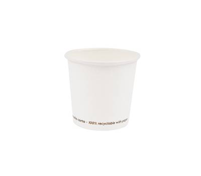 Bicchiere in carta - 75 ml - bianco - conf. 50 pezzi - Signor Bio - PGC006BIO50C - 8055715783320 - DMwebShop