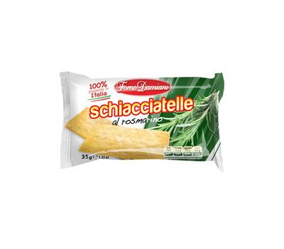 Schiacciatella al rosmarino - monoporzione 35 gr - conf. 50 pezzi - Forno Damiani - FDSRO - 8011795101256 - DMwebShop
