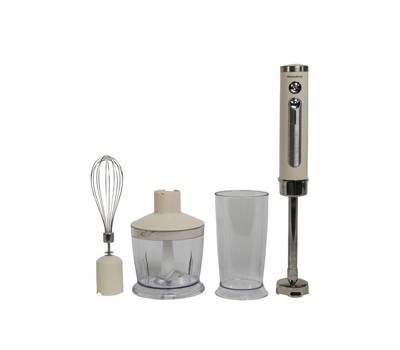 Set cordless Ariel - frullatore immersione-sbattitore-tritatutto - bianco - Melchioni Family - 118420038 - 8006012370836 - DMwebShop