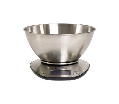 Bilancia da cucina Graal - con ciotola - peso massimo 5 kg - acciaio - Melchioni Family - 118210025 - 8006012367522 - DMwebShop