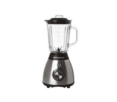 Frullatore Frullo Glass - con bicchiere in vetro - 600 W - nero-argento - Melchioni Family - 118420210 - 8006012367461 - DMwebShop