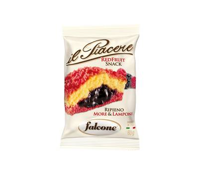 Il Piacere Red Fruit Snack - more e lampone - 60 gr - conf. 36 pezzi - Dolciaria Falcone - 01-0132 - 8023696003461 - DMwebShop