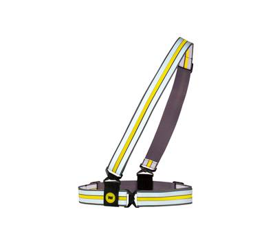 Banda sicurezza alta visibilita' Cross Wrap - regolabile - giallo fluo - Wowow - 120022 - 5420071102239 - DMwebShop