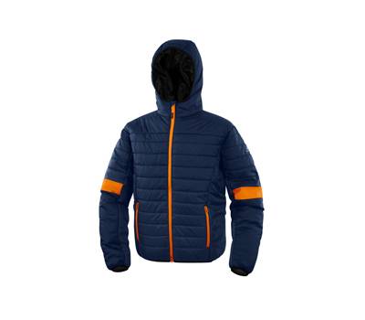 Piumino imbottito Bloom - taglia XL - PE - blu-arancio - Deltaplus - BLOOMBMXG - 3295249290344 - DMwebShop