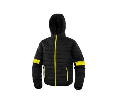 Piumino imbottito Bloom - taglia L - PE - nero-giallo - Deltaplus - BLOOMNOGT - 3295249290436 - DMwebShop