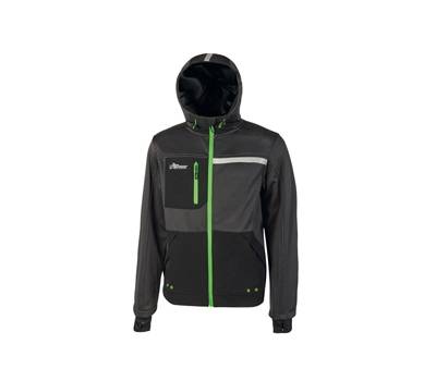 Felpa Galaxy - taglia XL - nero-verde - U-power - FU275RL-XL - 8033546521250 - DMwebShop