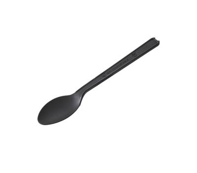 Cucchiaino monouso in CPLA - 12,5 cm - nero - conf. 50 pezzi - Leone - Q2044.Z - 8024112017079 - DMwebShop