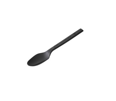 Cucchiaino monouso in CPLA - 10 cm - nero - conf. 100 pezzi - Leone - Q2043.Z - 8024112017055 - DMwebShop