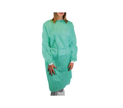 Camice monouso Visitor 30 - taglia unica - PLP - verde - Worker - GA209.11.03 - 8057714904782 - DMwebShop