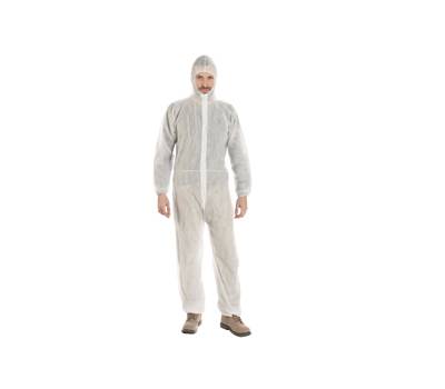 Tuta monouso Coverall 40 - taglia XXL - PLP - bianco - Worker - GA304.11.01-XXL - 8057714901040 - DMwebShop