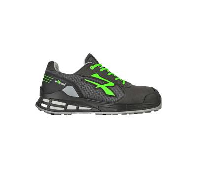Calzatura di sicurezza Egon S1P - numero 42 - nylon-pelle scamosciata - nero-verde - U-power - RN20016-42 - 8033546520307 - DMwebShop
