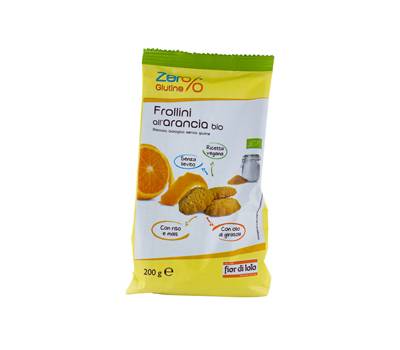Frollini - arancia - 200 gr - conf. 9 pezzi - Zer%glutine - 38755 - DMwebShop