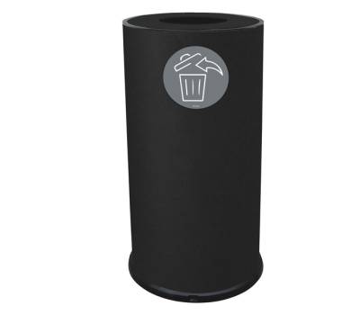 Contenitore per raccolta differenziata - 1 scomparto - 70 lt - nero - Stilcasa - 871/N - 8033630038855 - DMwebShop