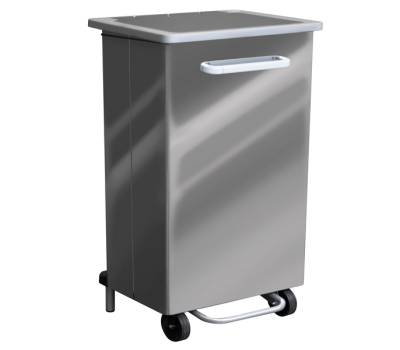 Contenitore a pedale Gastro - 90 lt - acciaio lucido - Stilcasa - 749A/90M - 8033630048342 - DMwebShop