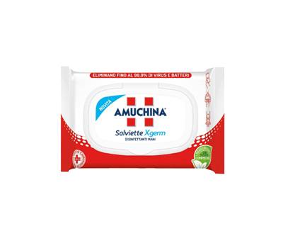 Salvietta disinfettante mani Xgerm - busta 20 pezzi - Amuchina Professional - 419841 - 8000036028193 - DMwebShop