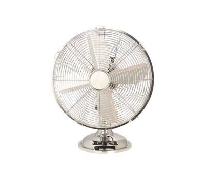 Ventilatore Cromo da tavolo - pala diametro 30 cm - 35 W - metallo cromato - Cfg - EV015 - DMwebShop