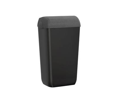 Cestino gettacarte Skin - con coperchio - 54,5 x 22,5 x 33,5 cm - 23 lt - pietra - Mar Plast - A74049NPO - 8020090108112 - DMwebShop