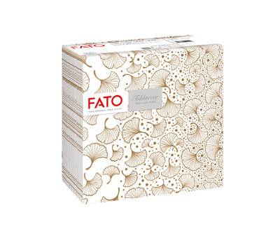 Tovagliolo linea AirLaid - carta - 40 x 40 cm - biloba-nocciola - conf. 50 pezzi - Fato - 88453600 - 8000664845360 - DMwebShop