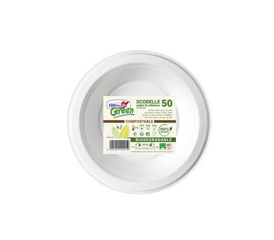 Scodella biodegradabile - 450 ml - Green - conf. 50 pezzi - Dopla - 07762 - 8005090009959 - DMwebShop