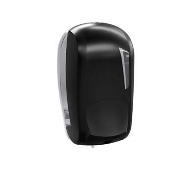 Dispenser sapone liquido Skin Carbon - 23,2 x 11,4 x 12,4 cm - 1 lt - nero - Mar Plast - A91123BM - 8020090111570 - DMwebShop