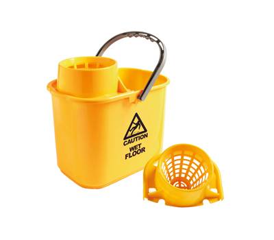 Secchio Polar - con strizzatore - 15 lt - giallo - Perfetto - 26547 - 8052474265470 - DMwebShop