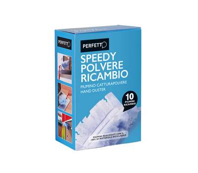 Ricambio Piumino Speedy polvere - conf. 10 pezzi - Perfetto - 12842 - 8052474128423 - DMwebShop