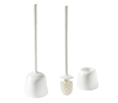 Portascopino Oronzo - con manico extralungo 54 cm - bianco - Perfetto - 12806 - 8052474128065 - DMwebShop