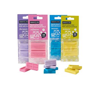 Profumatore tab per asciugatrice - profumazioni assortite - conf. 2 pezzi - Perfetto - 16914 - 8052474169143 - DMwebShop