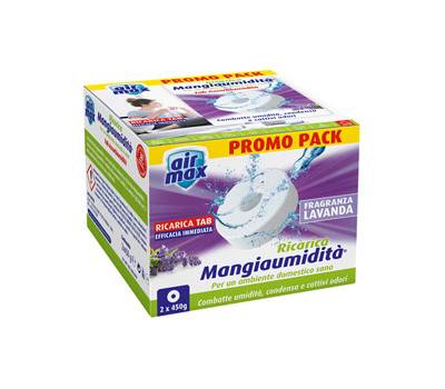 Ricarica tab Mangiaumidita' - lavanda - 2 x 450 gr - conf. 2 pezzi - Air Max - D0091 - 8023779000912 - DMwebShop